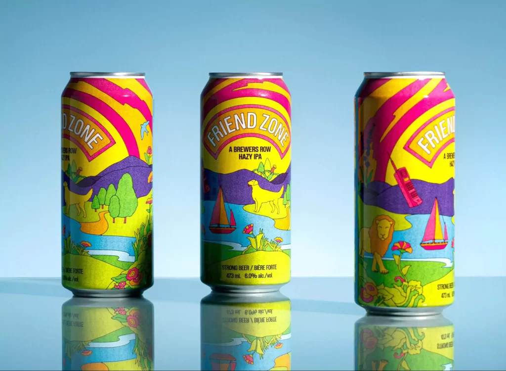 Packaging design of Friend zone beer Packaging design of Friend zone beer