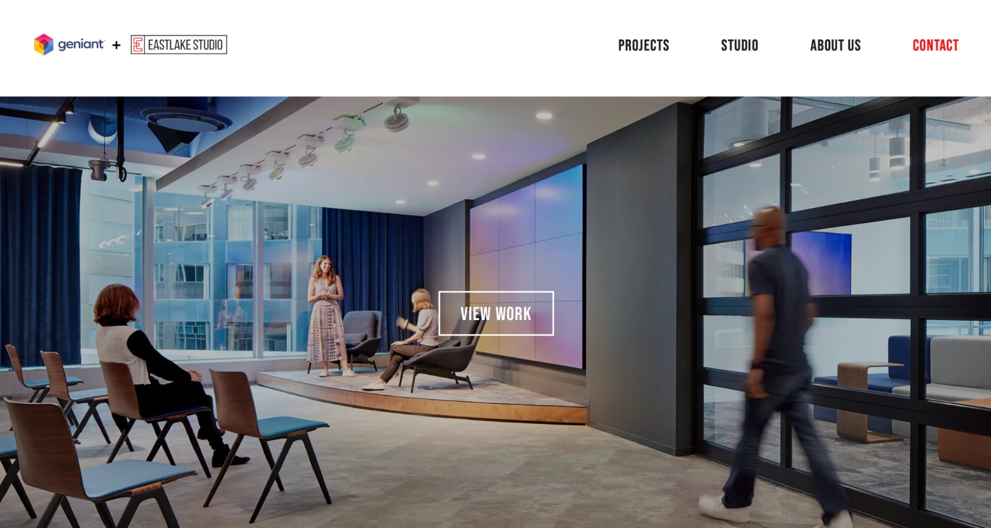 Homepage of Eastlake Studio's interior design website
Homepage of Eastlake Studio's interior design website