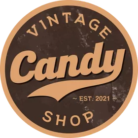 The Vintage Candy Shop type-based logo The Vintage Candy Shop type-based logo