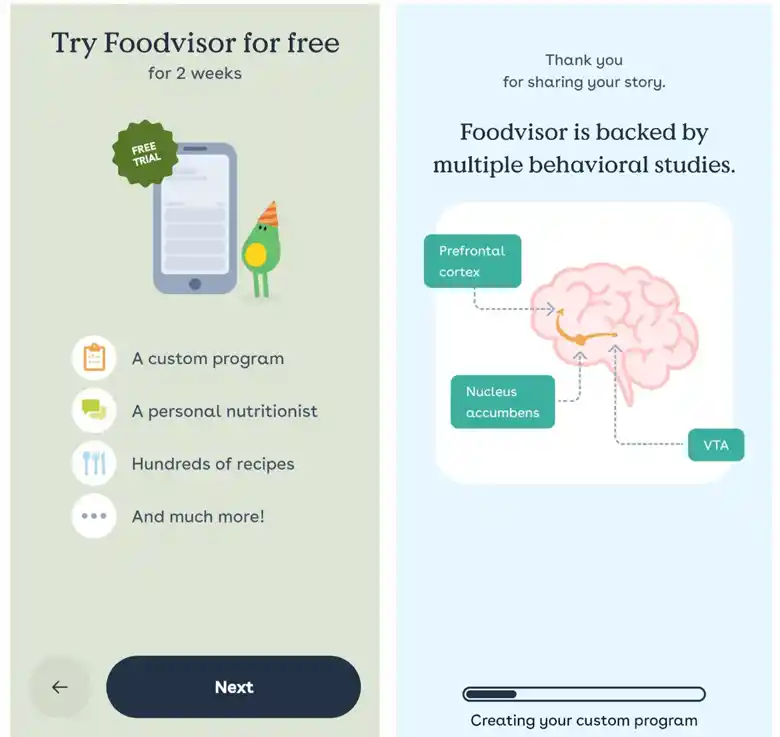 Foodvisor App Demo