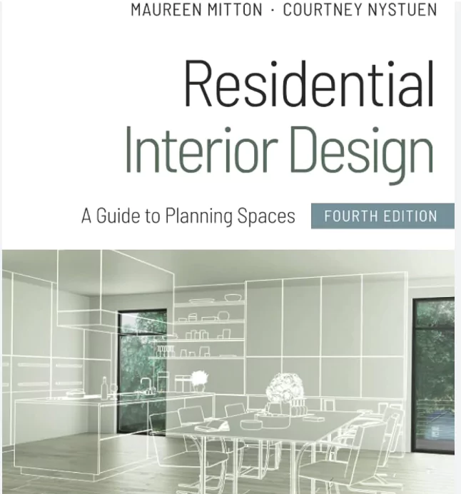 Book cover of Maureen Mitton's Residential Interior Design Book cover of Maureen Mitton's Residential Interior Design