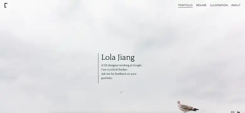 Top 7 UX designer portfolios: Lola Jiang Top 7 UX designer portfolios: Lola Jiang
