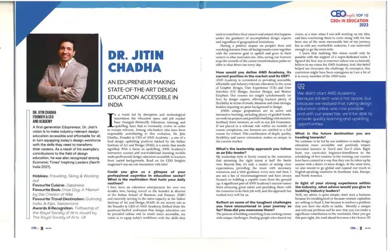 Interview with Jitin Chadha on CEO Insights Magazine Interview with Jitin Chadha on CEO Insights Magazine