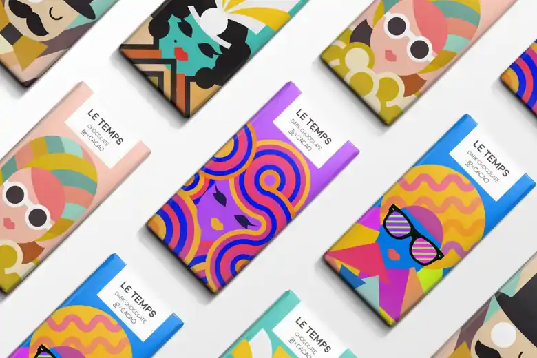 Le Temps Chocolates – Graphic Design Illustration