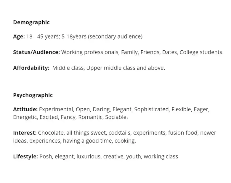 Process snapshot of audience research for visual narrative project