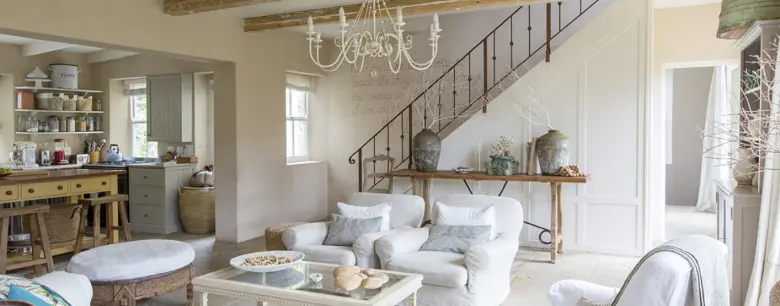 Interiors designed with the Farmhouse style
