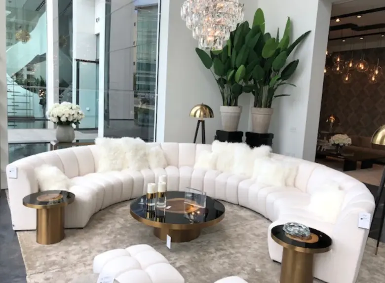 An example of a Hollywood Glam-style interior.
