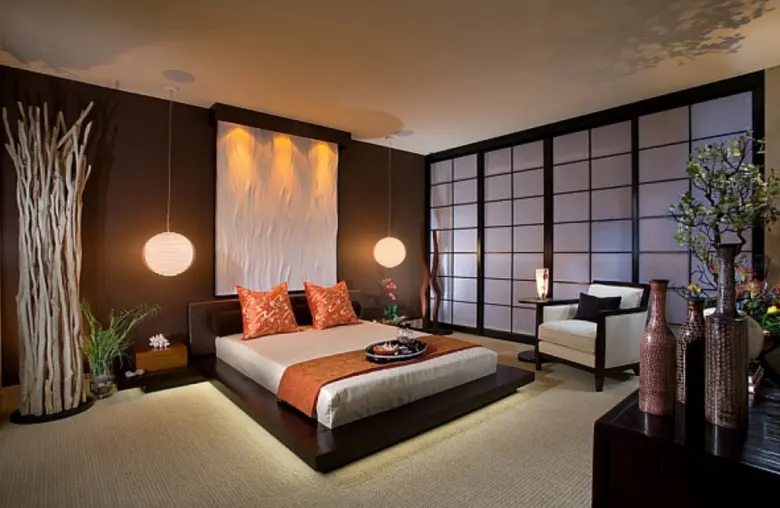 An example of an Asian Décor-style interior.
