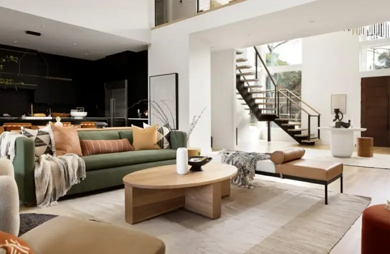Contemporary interior design style example
