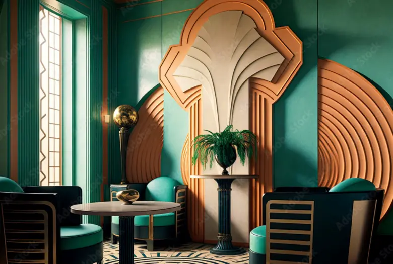 An example of an Art Deco-style interior.
