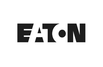 Smart negative space in Eaton's logo Smart negative space in Eaton's logo