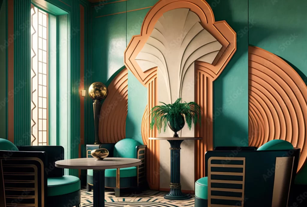 An example of an Art Deco-style interior.