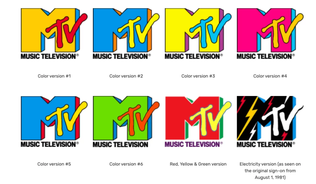 MTV's logo as an example of dynamic logo design MTV's logo as an example of dynamic logo design
