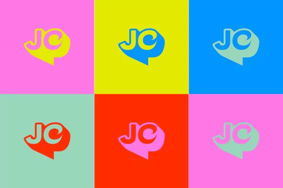 Colour Pop logo design of JC Colour Pop logo design of JC
