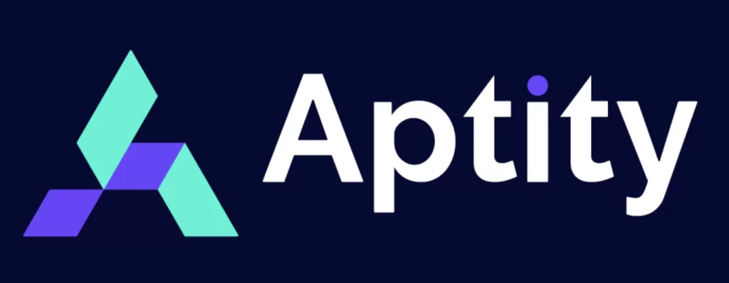 Aptity's geometric logo design Aptity's geometric logo design