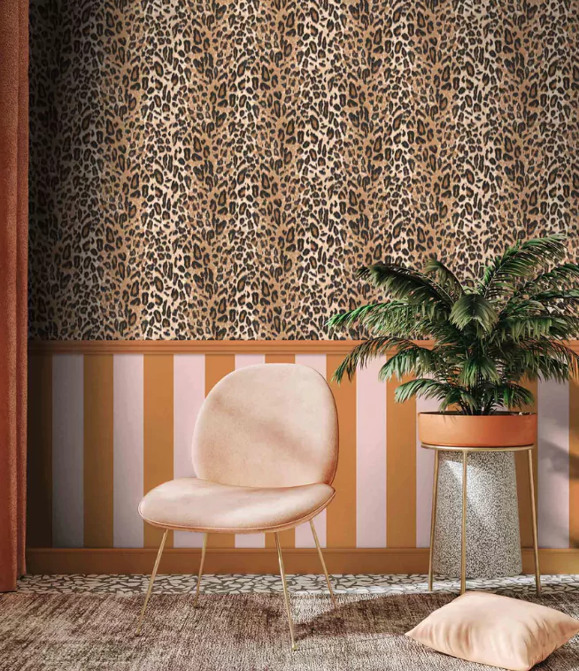 Example of combining patterns for interior decoration
