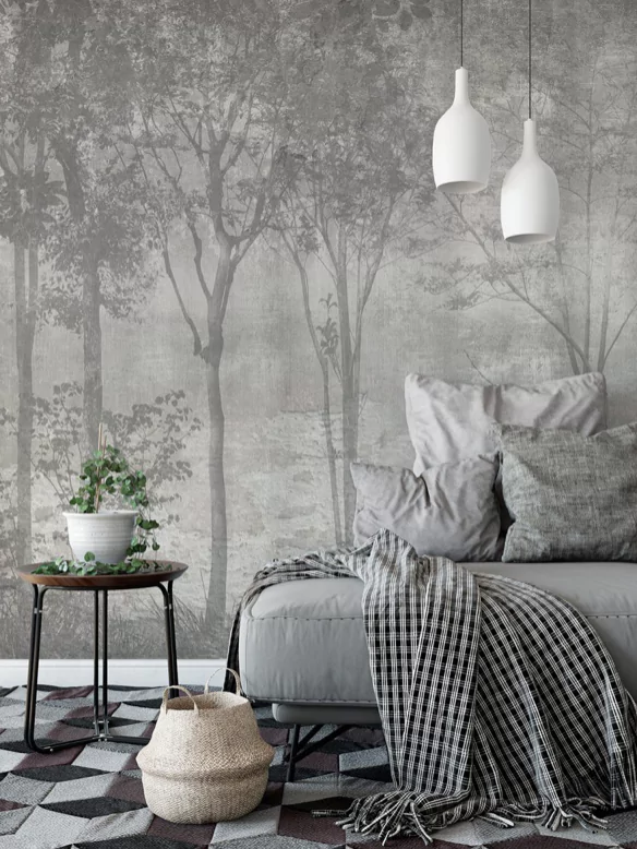 Wall murals as a way to enhance bedroom feel and design
