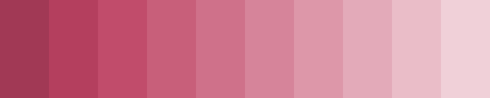 Monochromatic colour palettes
Monochromatic colour palettes