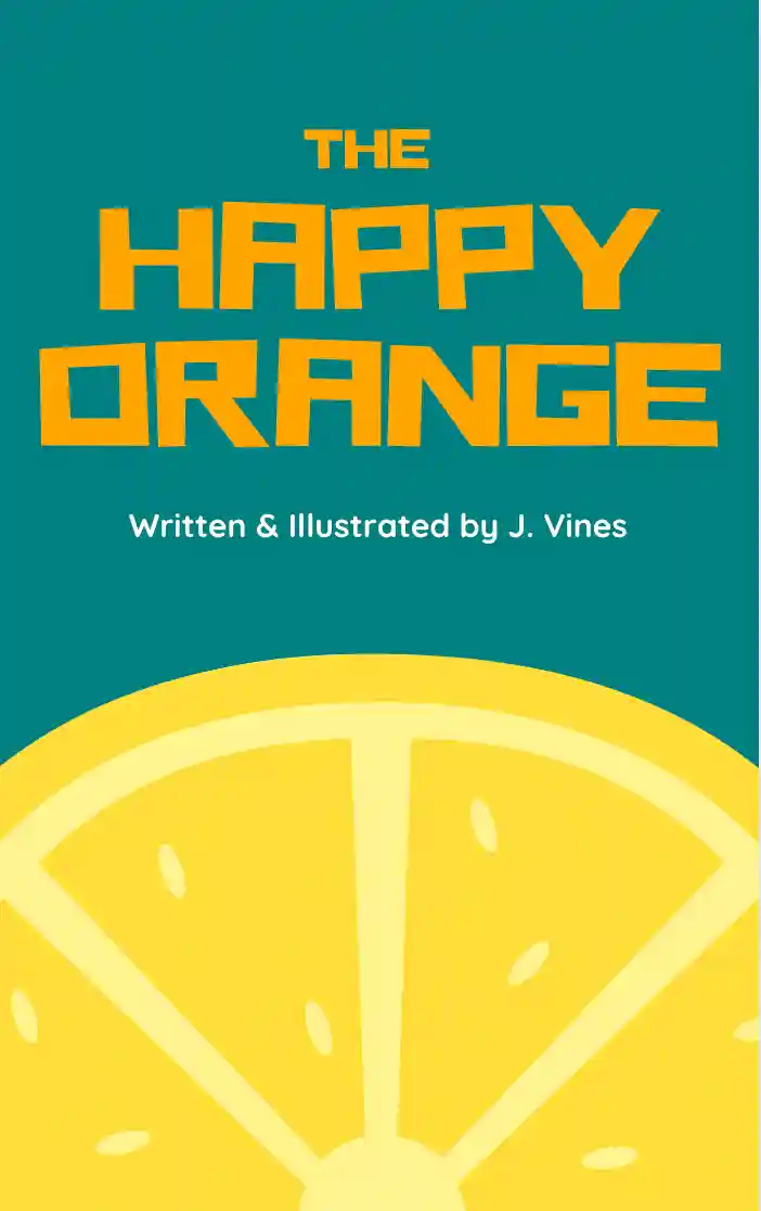 Book cover design incorporating teal and tangerine for playfulness Book cover design incorporating teal and tangerine for playfulness