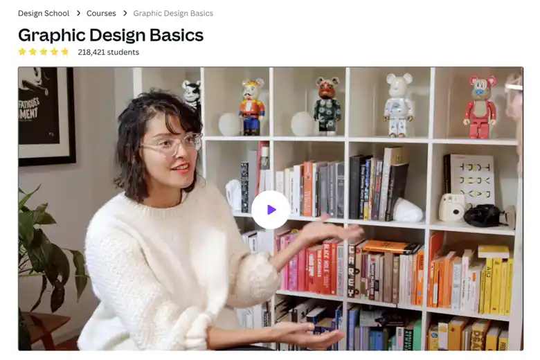 Screenshot of Free Course- Graphic Design Basics by Canva
Screenshot of Free Course- Graphic Design Basics by Canva