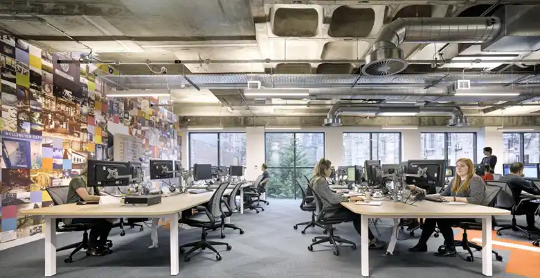 Innovation led industrial office design of Nucleus Financial Innovation led industrial office design of Nucleus Financial