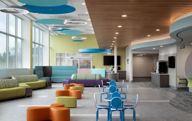 Playful interior design of Northwell Pediatric Clinic Playful interior design of Northwell Pediatric Clinic