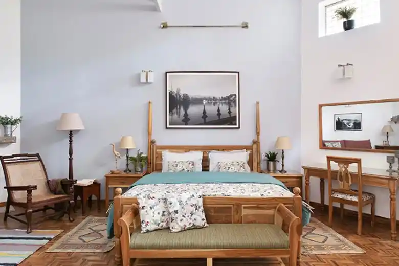 Guest Bedroom Design example - Dunnottar Bungalow - Kodaikanal Guest Bedroom Design example - Dunnottar Bungalow - Kodaikanal