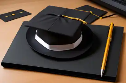 Souvenir denoting commencement of online learning and a graduation ceremony