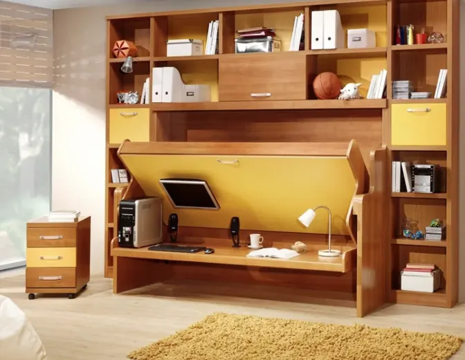 A home interior designed with a multifunctional furniture
A home interior designed with a multifunctional furniture