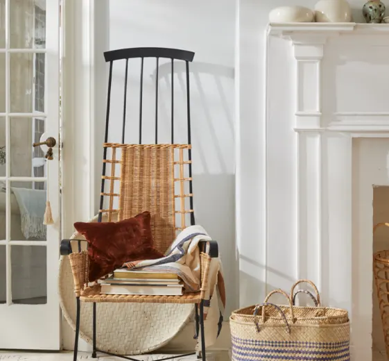 A home interior designed with vintage pieces A home interior designed with vintage pieces