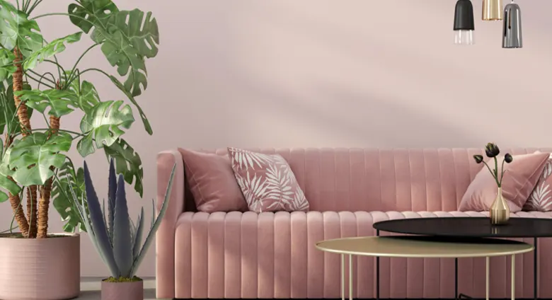 A home interior designed with monochromatic schemes A home interior designed with monochromatic schemes