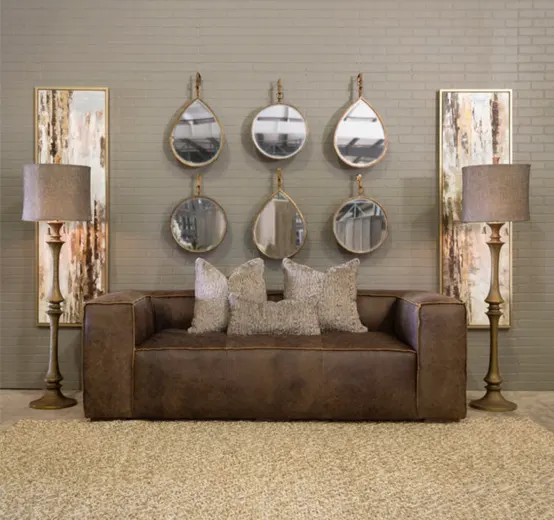 A home interior designed using a range of metal finishes
A home interior designed using a range of metal finishes