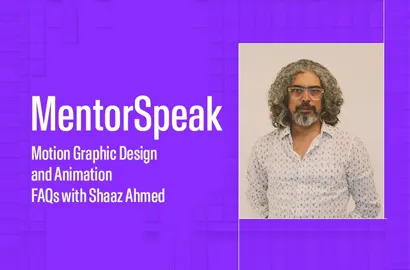 Snapshot of AND Mentor interview around Motion Graphic design FAQs