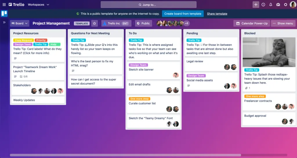 Drag-and-drop functionality of Trello's UX design
Drag-and-drop functionality of Trello's UX design