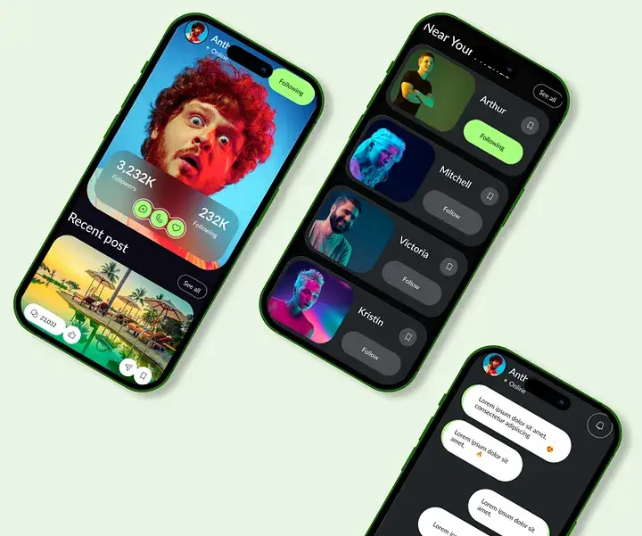 A simplistic and easy-to-use social media application interface
A simplistic and easy-to-use social media application interface