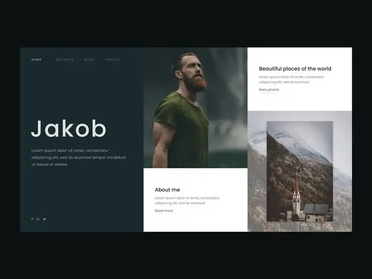 A photography portfolio website utilising a grid system to create visual harmony A photography portfolio website utilising a grid system to create visual harmony