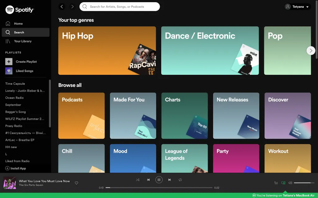 Cohesive UX design of Spotify for effortless music discover. Cohesive UX design of Spotify for effortless music discover.