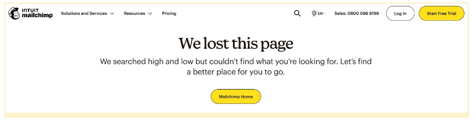 An example of microcopy from the Mailchimp website An example of microcopy from the Mailchimp website
