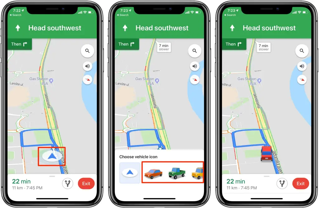 Consistency in iconography in the Google Maps Application Interface
Consistency in iconography in the Google Maps Application Interface