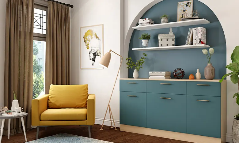 Residential interior design incorporating vibrant furniture for a luxurious and calm feel. Residential interior design incorporating vibrant furniture for a luxurious and calm feel.