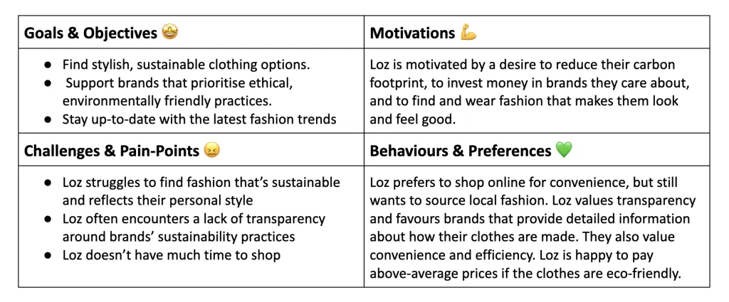 Image highlighting how user information can be condensed. Image highlighting how user information can be condensed.