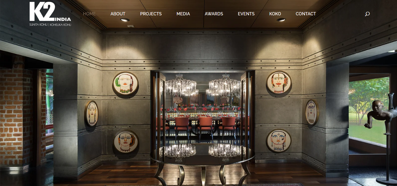 Home page of K2 India