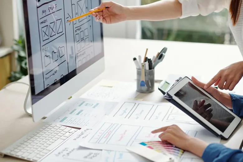 Reseachers incorporating user feedback into their initial design concpet