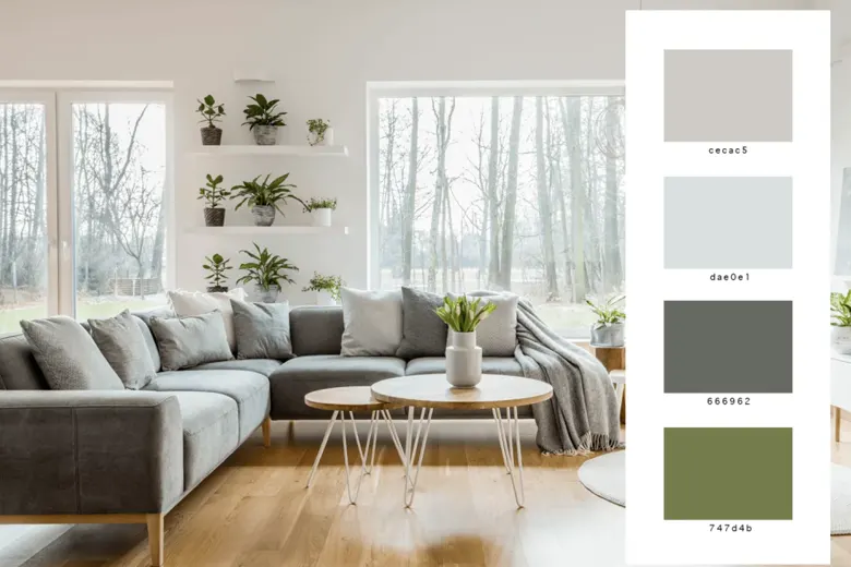 Modern home interiors designed against a neutral palette