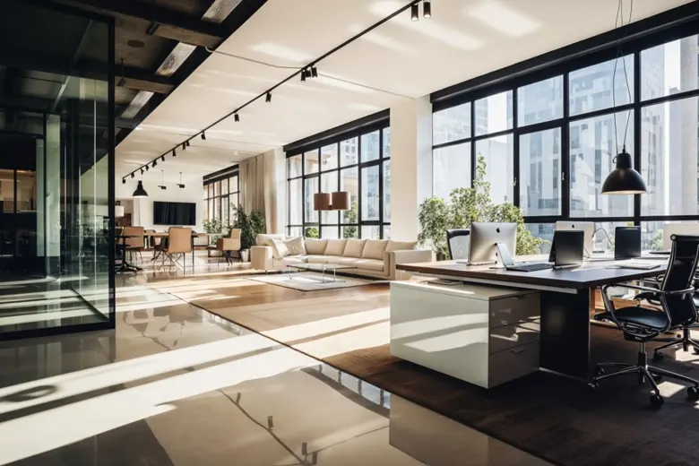 Modern office design planned for better functionality and productivity