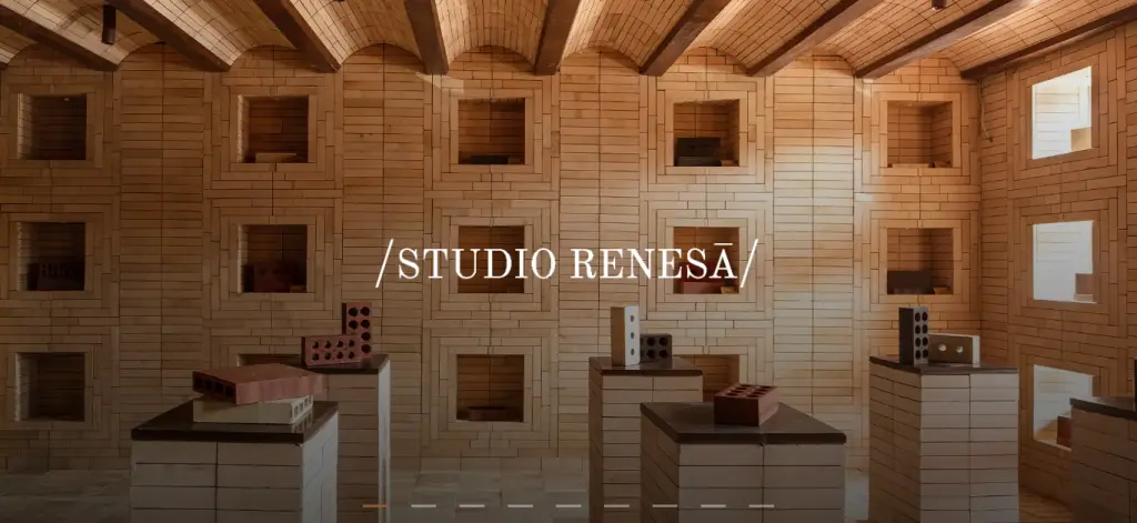 Homepage of Studio Renesa
