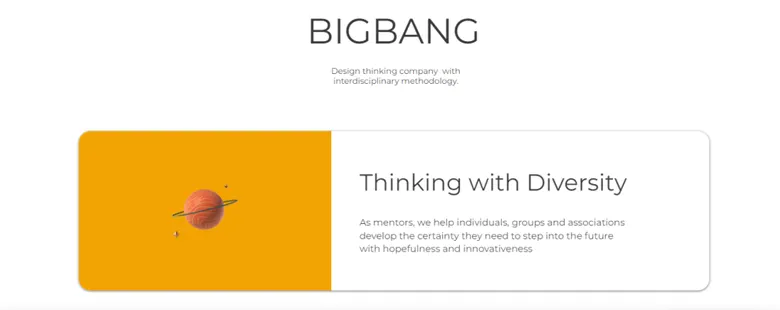 The work and design methodology of BigBang Creation
The work and design methodology of BigBang Creation