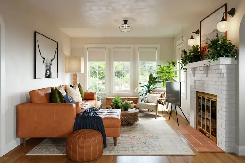 A comfortable sofa bae with layers of cushions and a blanket
