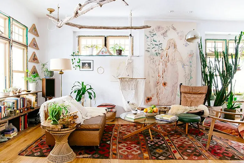 Personalised interior design incorporating different elements for a Bohemian feel Personalised interior design incorporating different elements for a Bohemian feel