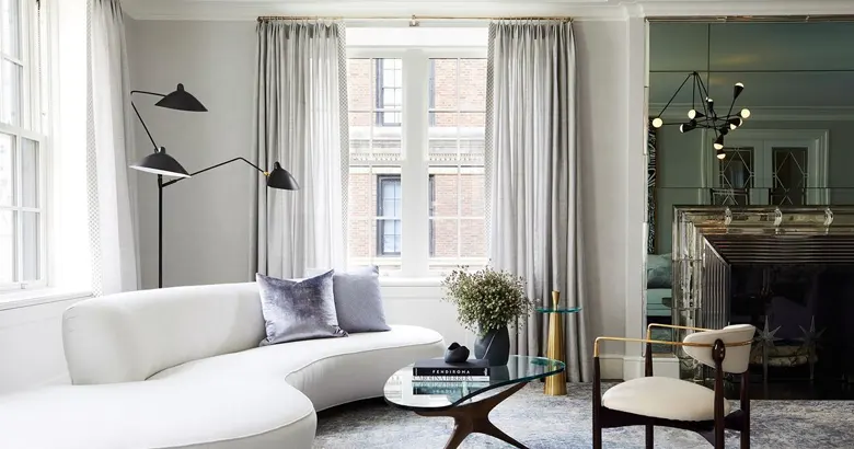Modern interior design incorporating a neutral colour palette